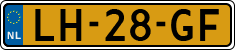 License plate of the Netherlands, Cars