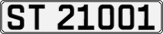 License plate of Norway, Cars