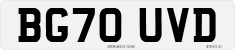 License plate of the United Kingdom, 2001 year system