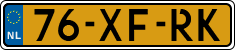 License plate of the Netherlands, Cars