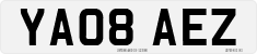 License plate of the United Kingdom, 2001 year system