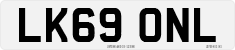 License plate of the United Kingdom, 2001 year system