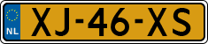 License plate of the Netherlands, Cars