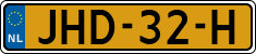 License plate of the Netherlands, Cars