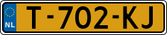 License plate of the Netherlands, Cars
