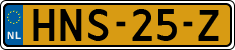 License plate of the Netherlands, Cars
