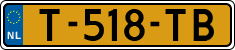 License plate of the Netherlands, Cars