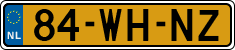 License plate of the Netherlands, Trailers