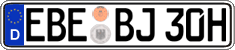 German license plate, Plates for oldtimers (type 