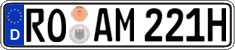 German license plate, Plates for oldtimers (type 