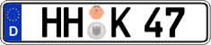 German license plate, Regular plates