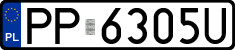 License plates of Poland, Regular car plates
