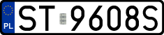 License plates of Poland, Regular car plates