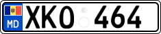 License plate of Moldova, Cars (2015)