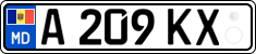 License plate of Moldova, Trailers (2015)