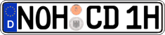 German license plate, Plates for oldtimers (type 