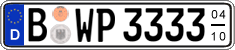German license plate, Seasonal plates