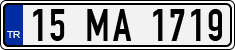 License plate of Turkey, Regular plates