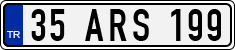 License plate of Turkey, Regular plates