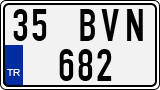 License plate of Turkey, Regular plates