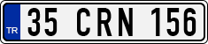 License plate of Turkey, Regular plates