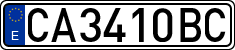 License plates of Spain, 1971 year series