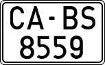 License plates of Spain, 1971 year series