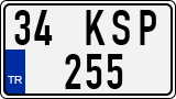 License plate of Turkey, Regular plates