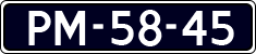 License plate of the Netherlands, Imported oldtimers (cars)