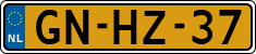 License plate of the Netherlands, Cars