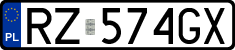 License plates of Poland, Regular car plates