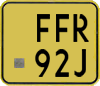 License plate of the Netherlands, Mopeds