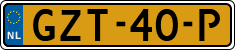 License plate of the Netherlands, Cars