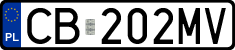 License plates of Poland, Regular car plates