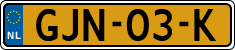 License plate of the Netherlands, Cars
