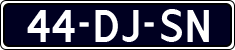 License plate of the Netherlands, Cars