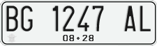 License plate of Indonesia, Regular plates