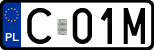 License plates of Poland, Regular car plates