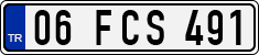 License plate of Turkey, Regular plates