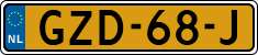 License plate of the Netherlands, Cars