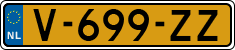 License plate of the Netherlands, Light Commercial Vehicles (1994 system)