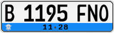 License plate of Indonesia, Regular plates