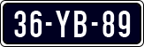 License plate of the Netherlands, Imported oldtimers (cars)