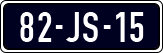 License plate of the Netherlands, Cars