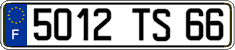 French license plate, FNI