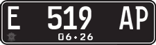 License plate of Indonesia, Regular plates