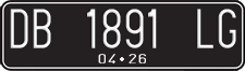 License plate of Indonesia, Regular plates
