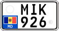 License plate of Moldova, Cars (2015)