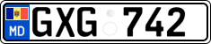 License plate of Moldova, Cars (2015)