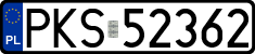 License plates of Poland, Regular car plates
